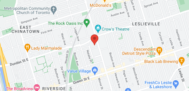map of #127 -326 CARLAW AVE